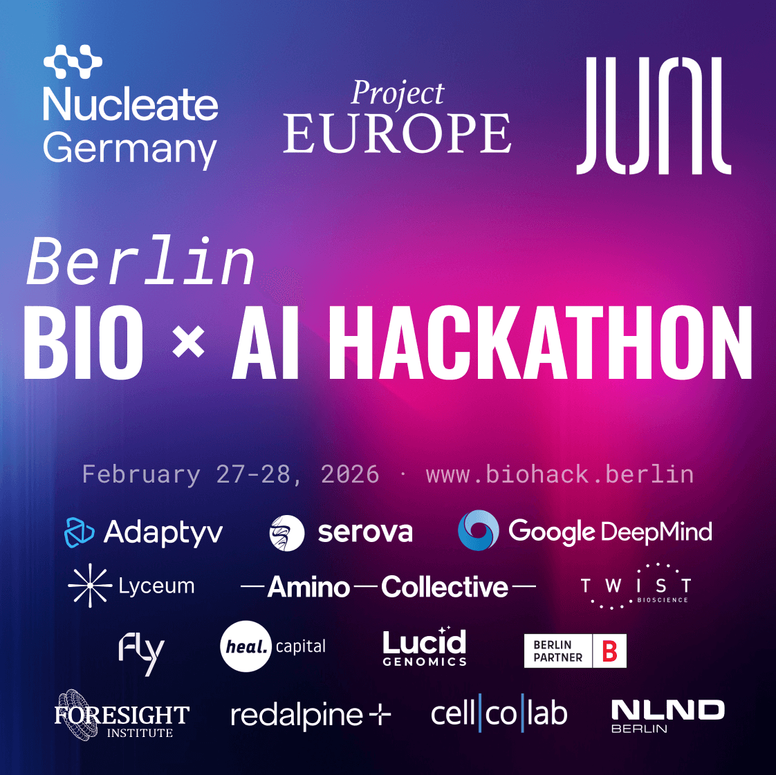 Berlin Bio × AI Hackathon: Pitch Showcase + Afterparty